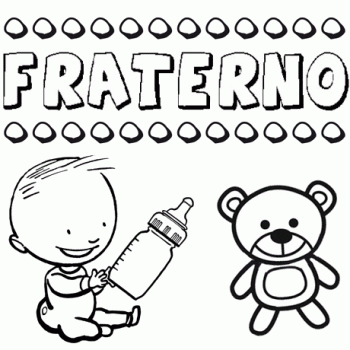 Significado del nombre Fraterno. Nombre para niños