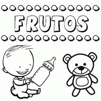Significado del nombre Frutos. Nombre para niños