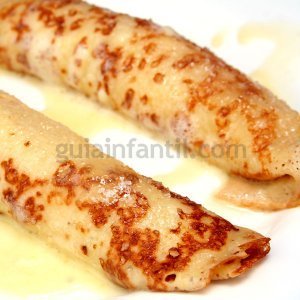 Receta de crepes caseras para niños con margarina