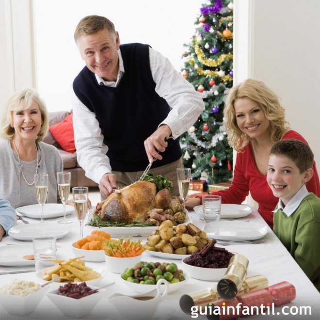 Recetas de segundos platos para niños en Navidad