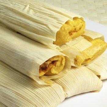 Tamales de pollo. Receta mexicana para niños