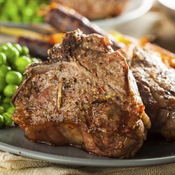 Chuletillas de cordero al horno
