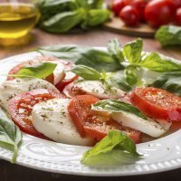 Ensalada Caprese. Receta italiana para niños