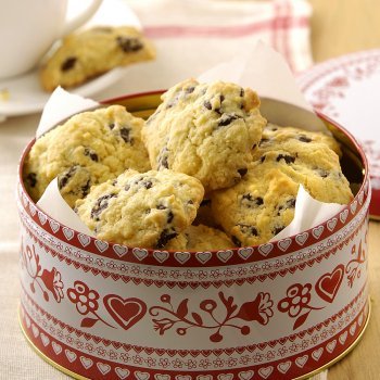 Cookies de chocolate con margarina para niños