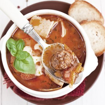 Sopa de lasaña