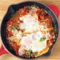 Receta casera de pisto con huevo para niños