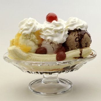 Receta de Banana Split