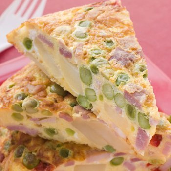 Tortilla de guisantes