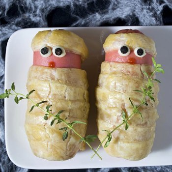Momias de salchichas y hojaldre