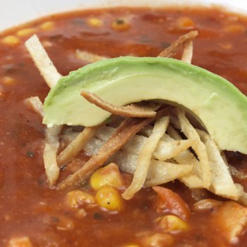 Sopa de tortilla mexicana. Recetas para niños