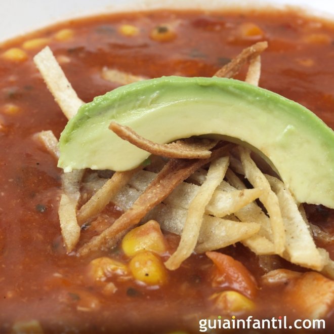 Sopa De Tortilla Mexicana Recetas Para Niños 0970