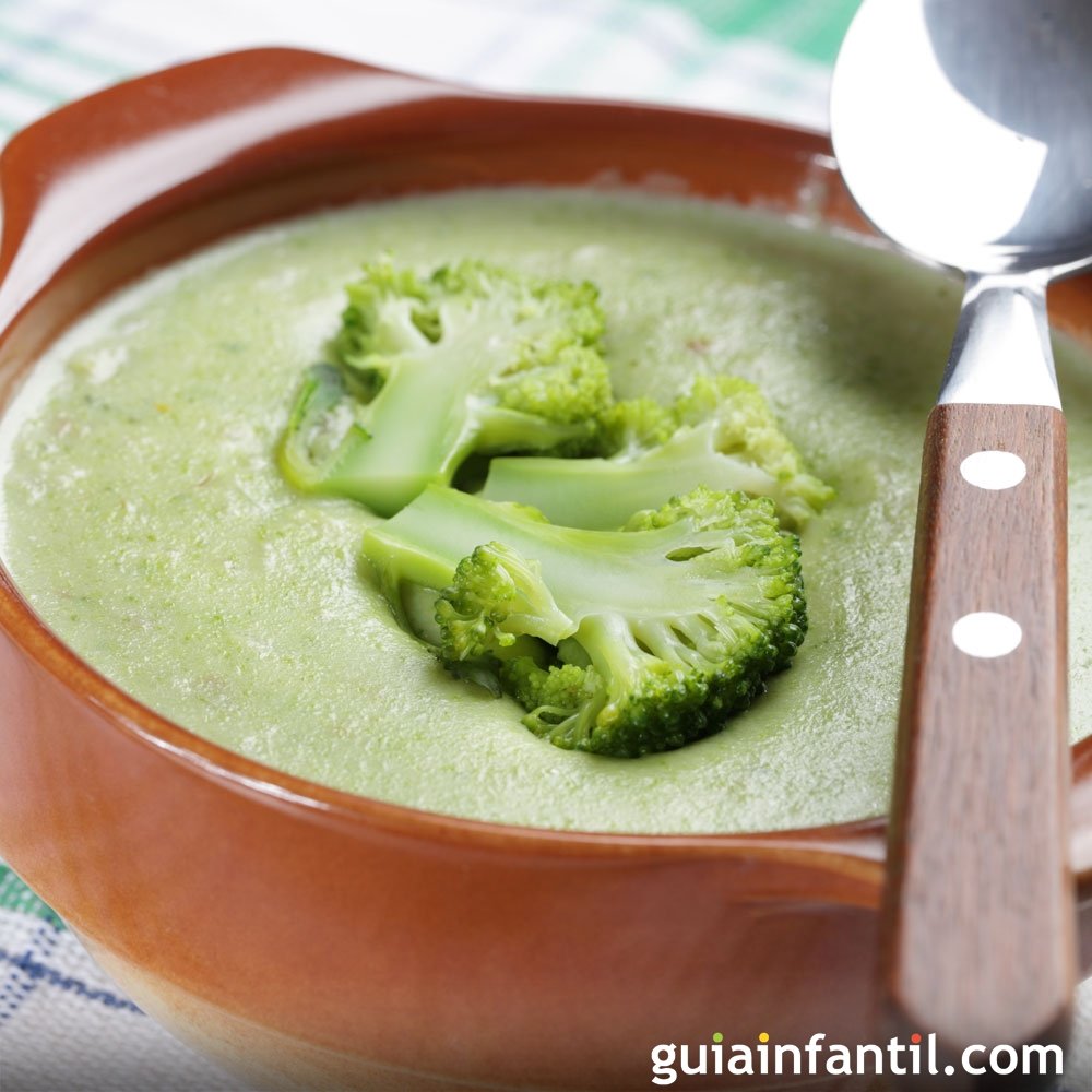 Descubrir 53+ imagen receta crema de brocoli para niños