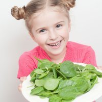 Recetas de espinacas para niños
