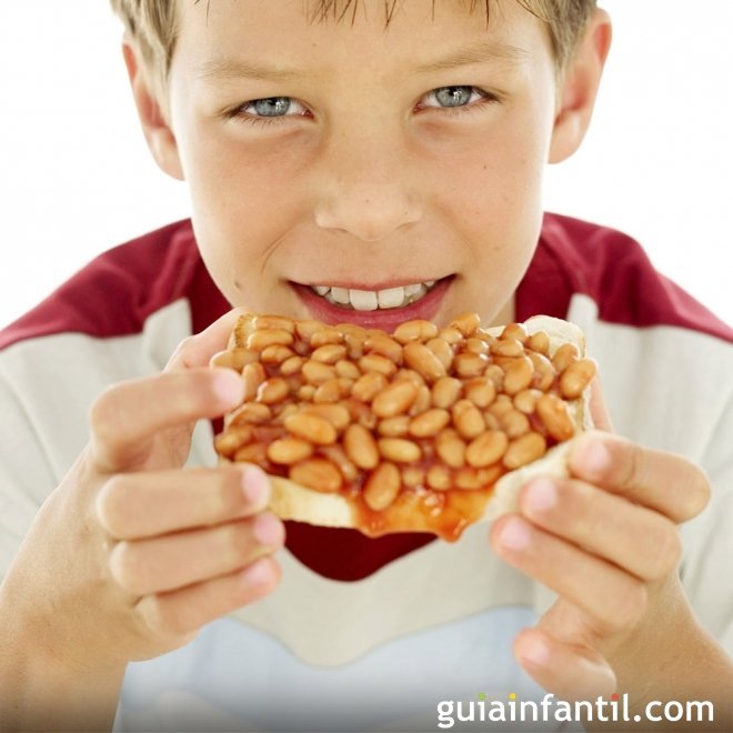 Recetas con alubias para niños