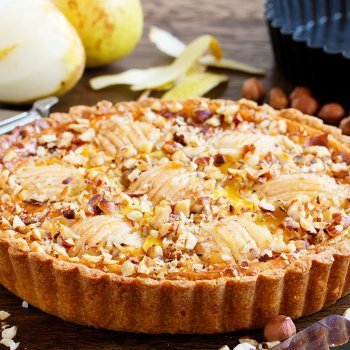 Receta de tarta de frutos secos