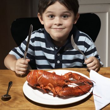 Recetas de mariscos y frutos del mar para niños