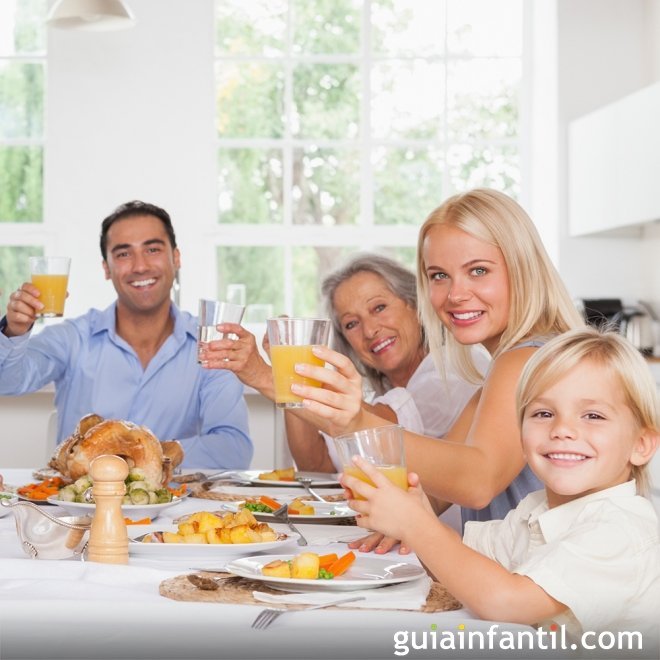 Menú de Acción de Gracias para toda la familia