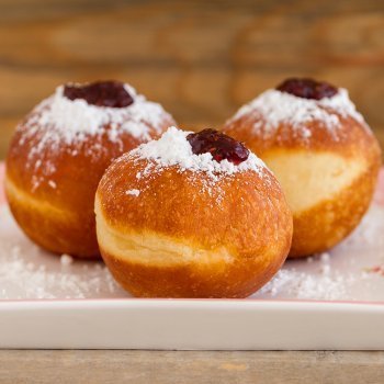 Sufganiot. Postre tradicional para Jánuca