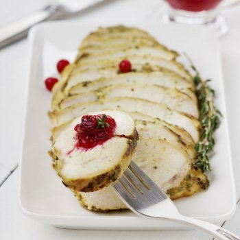 Pechuga de pavo con ciruelas