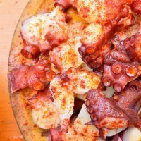 Pulpo a feira o a la gallega. Receta para niños