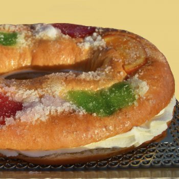 Roscón de Reyes con nata