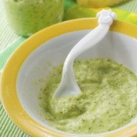 Puré de calabacín para bebés y niños