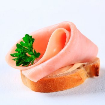 Cuadraditos de jamón cocido para diabéticos