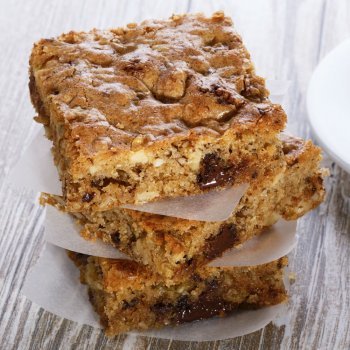 Brownie con chips de chocolate