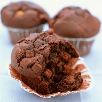 Receta de magdalenas de chocolate para niños