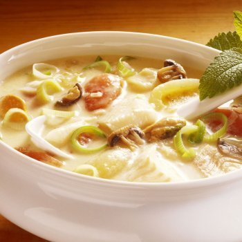 Sopa de pescado, cena para niños