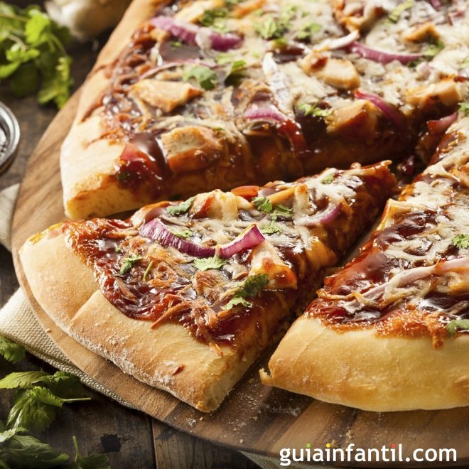 Pizza barbacoa, un clásico para niños