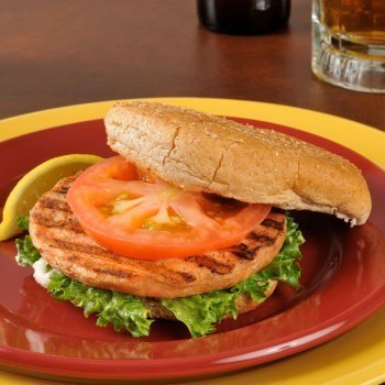 Hamburguesas caseras de salmón