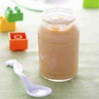 Papilla de uva, pera y manzana