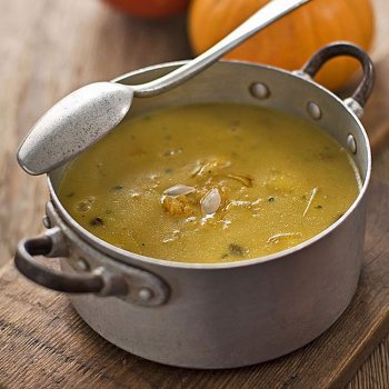 Sopa de soja y calabaza