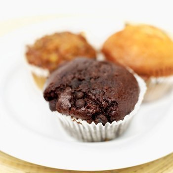 Magdalenas veganas de chocolate para niños