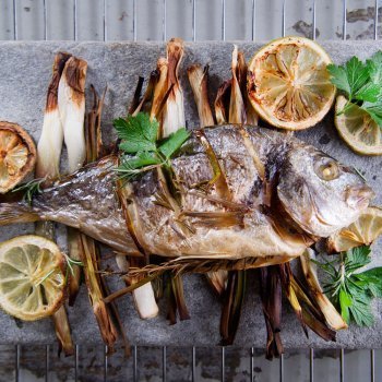 Dorada al horno, receta baja en grasa