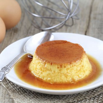 Flan de huevo ligero