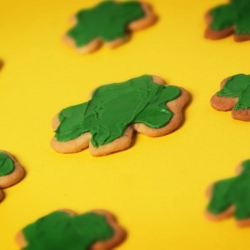 Galletas de trébol para niños por San Patricio
