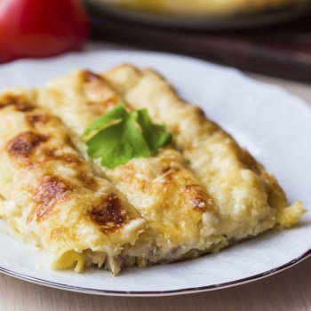 Canelones de bacalao