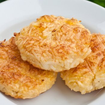 Hamburguesas de arroz con pollo para los niños