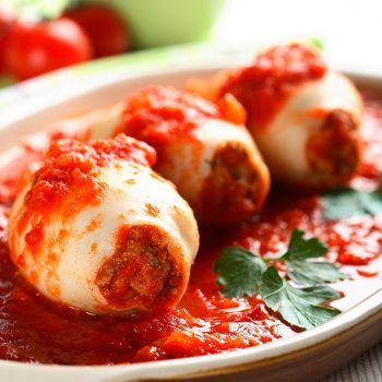 Calamares rellenos de carne