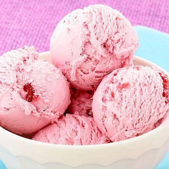 Helado de Fresas