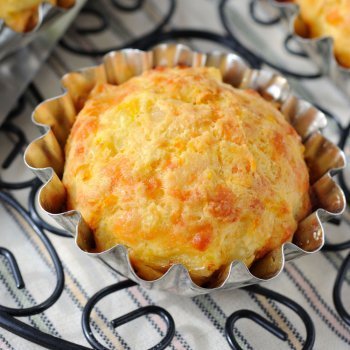 Receta de Muffins de calabaza rellenos de queso