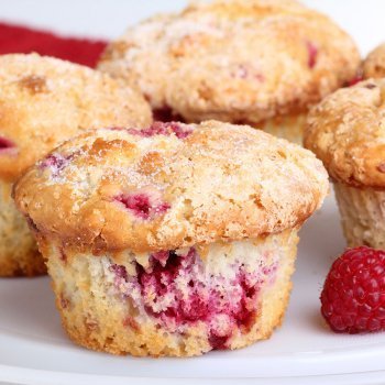 Muffins de frambuesa y vainilla, receta paso a paso