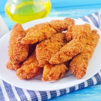 Nuggets de pollo al horno y sin gluten, receta fácil