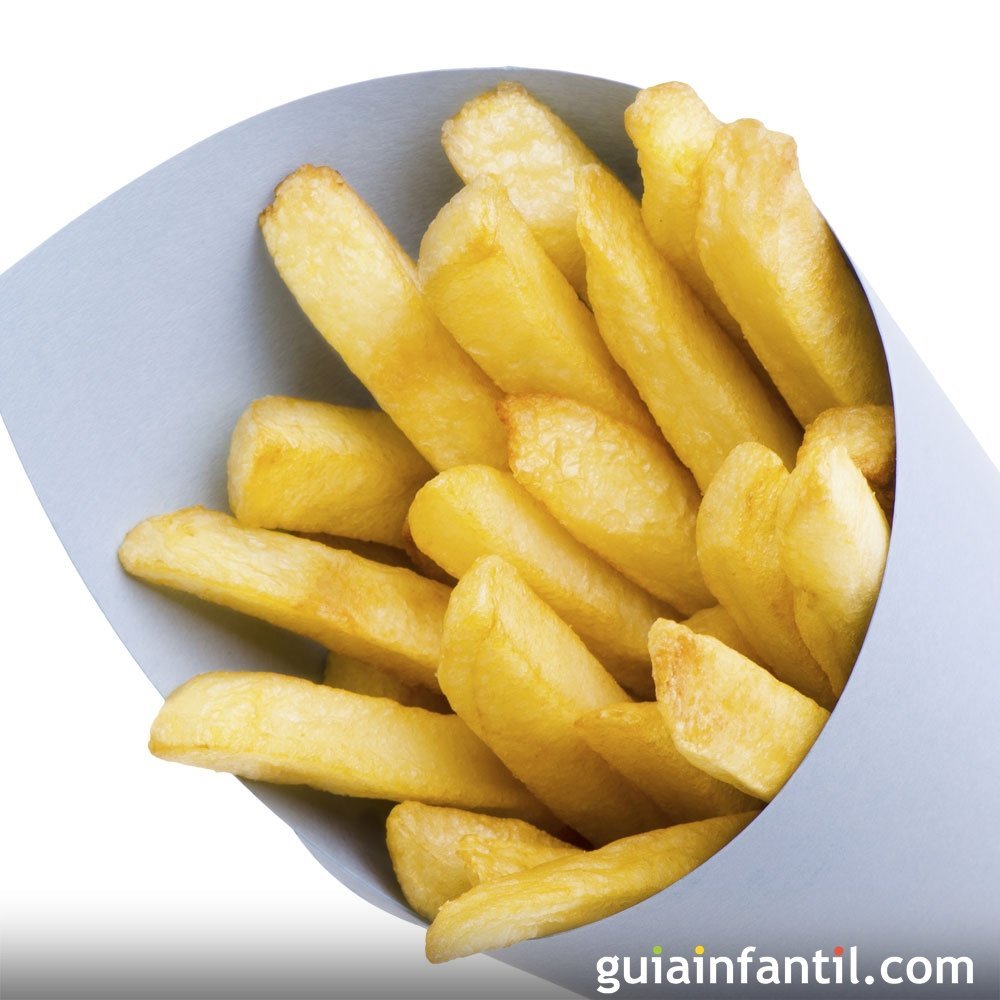 Subjetivo frontera Apretar Patatas fritas al horno. Aperitivo sano para niños