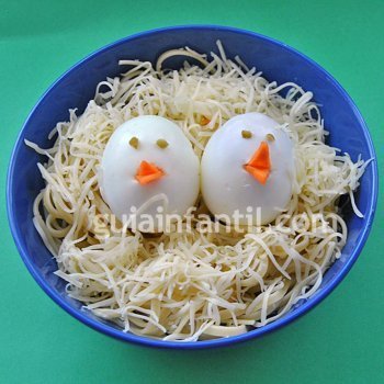 Pasta con huevo