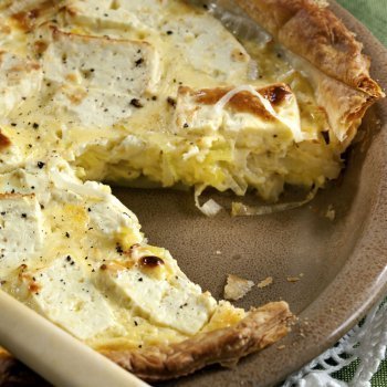 Quiche de puerros