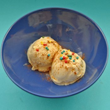 Helado cremoso de queso mascarpone. Receta paso a paso