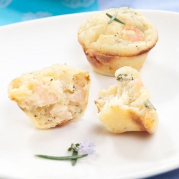 Muffins de gambas